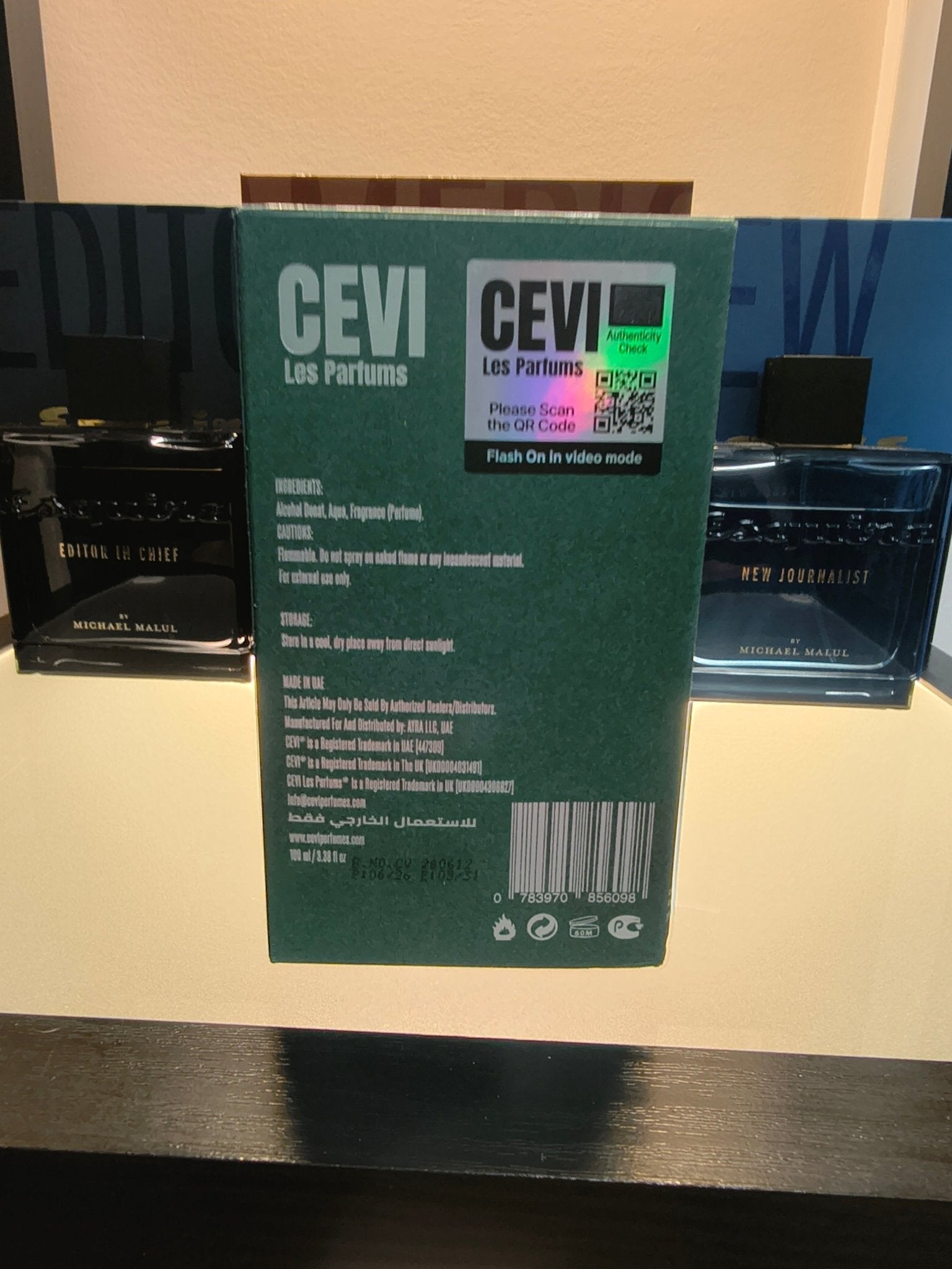 CEVI X Veridian Extrait De Parfum 100ml