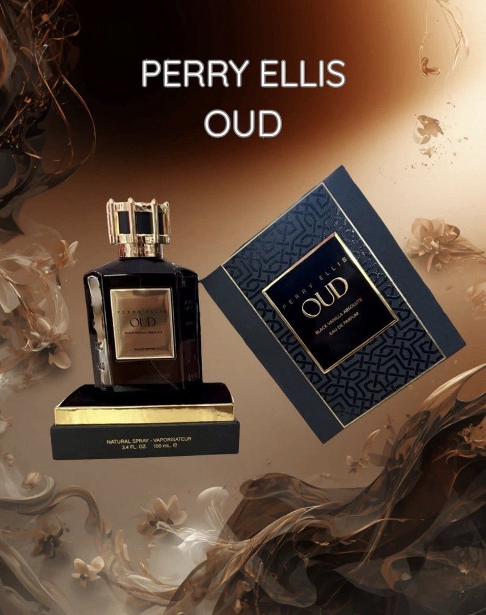 Perry Ellis Oud Black Vanilla Absolute EDP 100ml 3.4 Fl oz