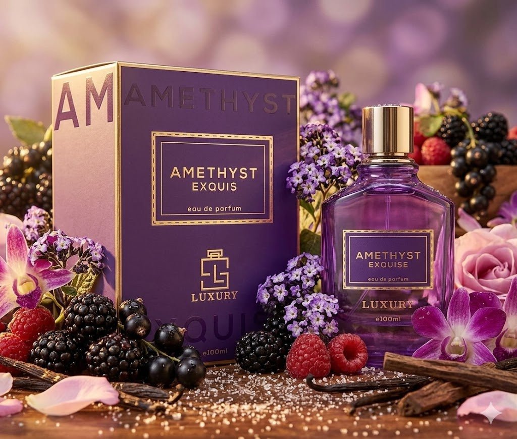 Khalis Luxury Amethyst Exquise Eau De Parfum 100ml 3.4 Fl oz