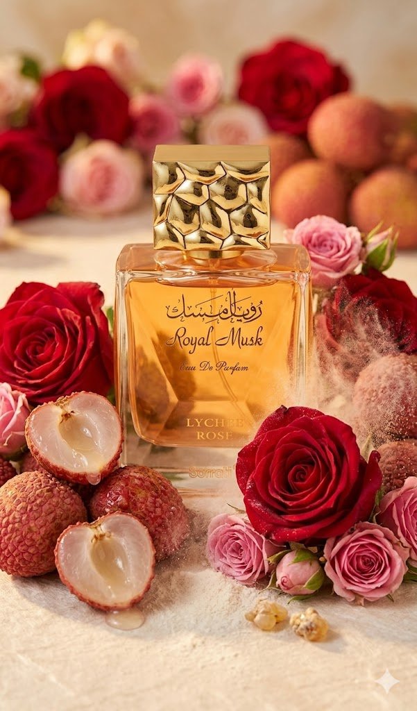 Surrati Royal Musk Lychee Rose Eau de Parfum 100ml 3.4 fl oz