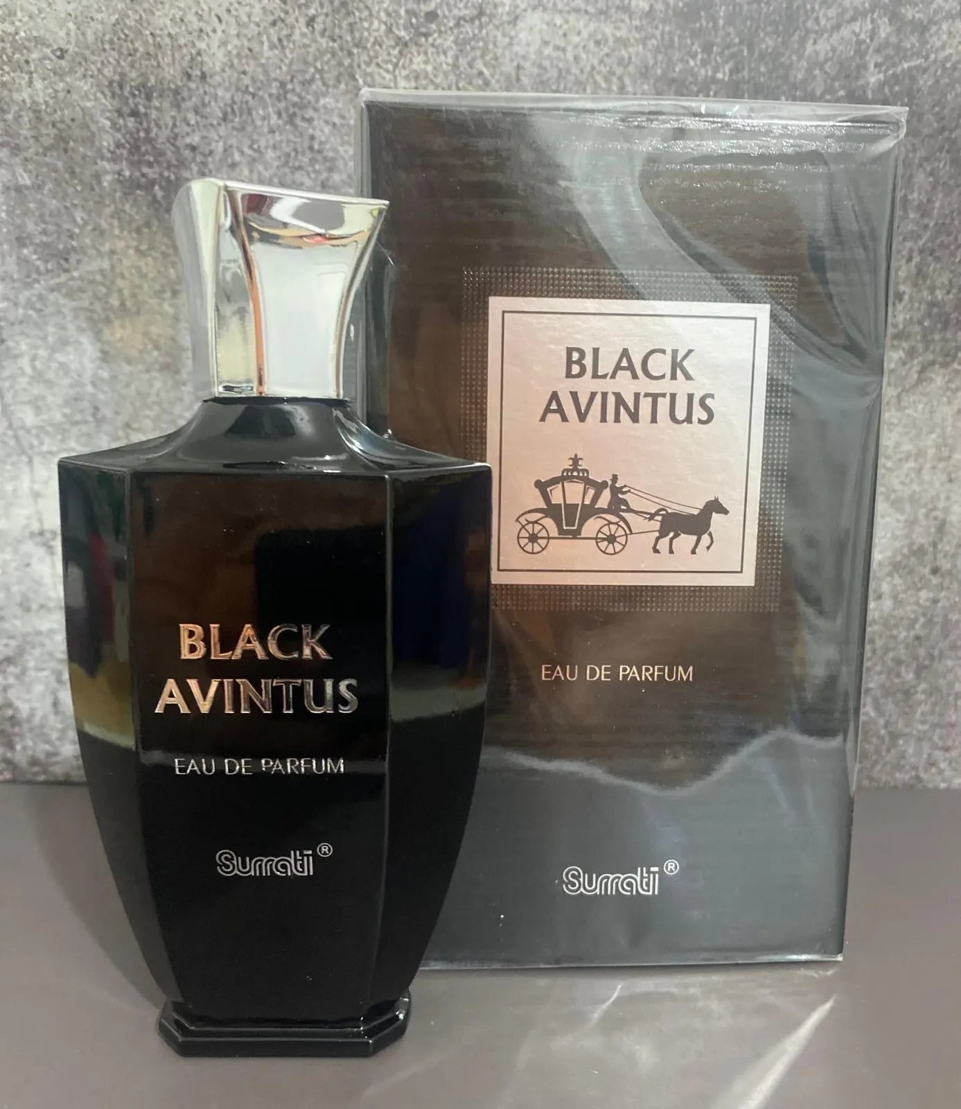 Surrati Black Avintus Eau De Parfum 100ml 3.4 Fl oz