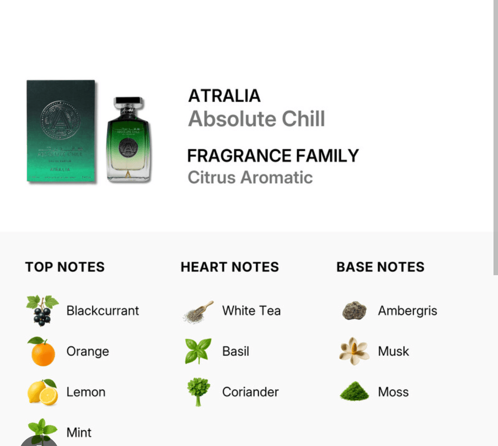 Atralia Absolute Chill Eau De Parfum 100ml