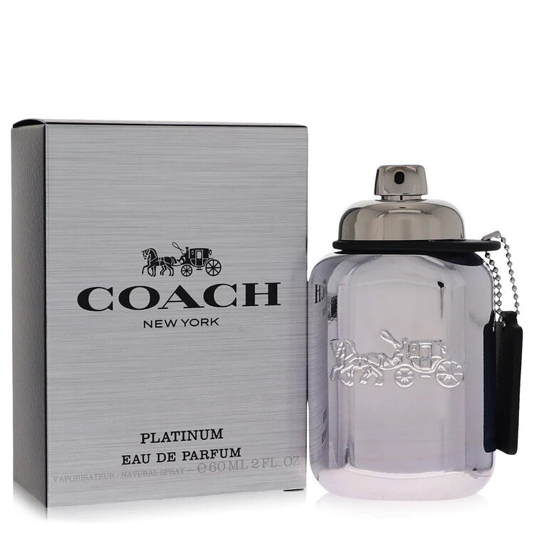 Coach New York Platinum Eau De Parfum 100ml 3.4 Fl oz