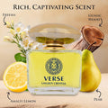 Verse Golden Crystal Eau De Parfum 100ml 3.4 Fl oz